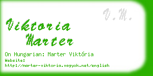 viktoria marter business card